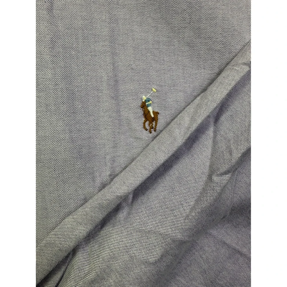 Polo Ralph Lauren Men 4XLT Classic Fit Oxford Shirt Purple Long Sleeve Button DW